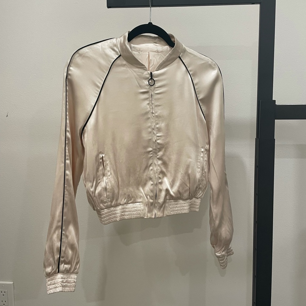 Cute cropped tracksuit jacket